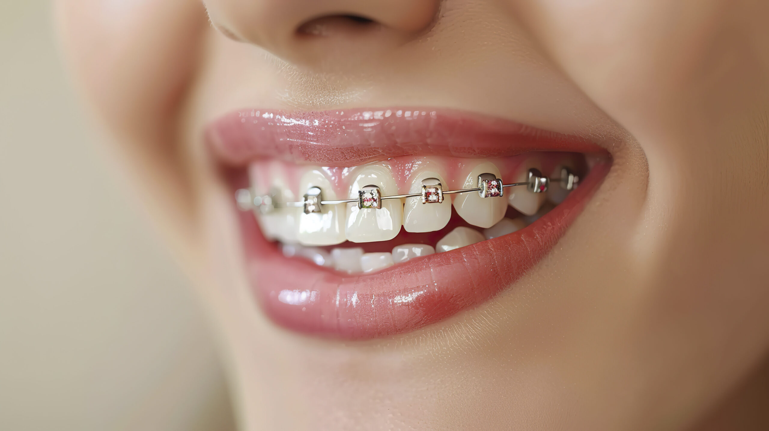 ارتودنسی نامرئی در قم | کلینیک دندانپزشکی پارسیان 5 vecteezy close up of beautiful woman teeth with orthodontic braces 45932355 scaled